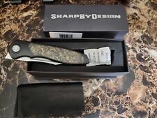 New Sharp by Design /Mini tempest /Black PVD Gold Dark Matter Inlays /M390  picture