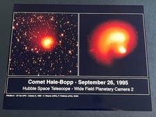 Comet Hale-Bopp Hubble HST 1995 Wide Field Planetary Camera Original NASA Photo picture