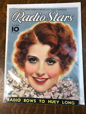 RADIO STARS MAGAZINE June 1935 Annette Hanshaw Cover by Earl Christy Beauty picture