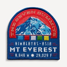 Mt Everest Himalayas Asia Seven Summits Patch picture
