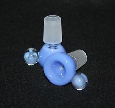 18mm BLUE DREAM Glass Slide bowl 18 mm male slide bowl picture