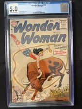 Wonder Woman #74 (1955) CGC 5.0 Golden Age DC Comics Irwin Hasen Rodeo Cover picture