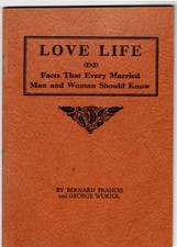 1932 Love Life Facts That Every Married Man and Woman Should Know SEX Booklet picture