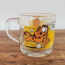 Vintage 1978 Garfield McDonald's Glass Mug  picture