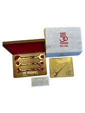 Mac Tools SDA 1988 3 Offset Wrench Set 24k Gold Plated Limited Edition #07815 picture
