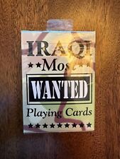 Bicycle Iraqi Most Wanted Playing Cards -Unopened picture