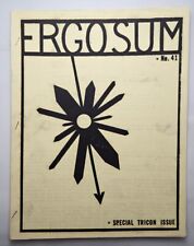ERGO SUM #41 - 1966 Sci-Fi fanzine Tricon Special - fanzine reviews, poetry picture