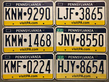 ONE PENNSYLVANIA LICENSE PLATE VISIT PA.COM RANDOM LETTERS/ NUMBERS picture