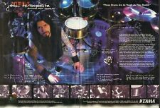 1999 2pg Print Ad of Tama Starclassic Stealth Drum Kit John Tempesta Rob Zombie picture