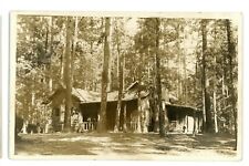 RPPC Cabin in the Woods at MONCURE NC North Carolina Real Photo Postcard picture