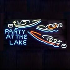 New Party At The Lake Beer Neon Lamp Light Sign 24