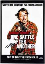 Rare "One Battle After Another": Leonardo DiCaprio Signed 12 x18 Poster PSA/DNA picture