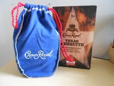 Crown Royal Texas Mesquite Limited Edition Bottle Bag Box Empty Rare picture