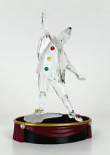 Swarovski Crystal $350 New Stamped Masquerade Pierrot Clown Figurine with Stand picture