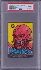 1988 O-Pee-Chee OPC Fright Flicks Wax Pack Pumpkinhead PSA 8 NM/MT picture