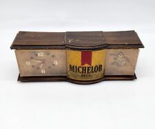 Vintage Michelob Beer Register Topper Clock Light Anheuser Eagle picture