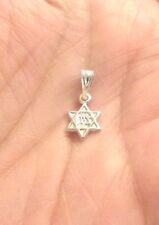 Tiny Silver Star Of David Jewish Star Pendant picture