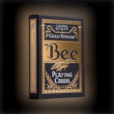 Bee Gold Stinger playing cards picture