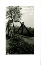 Vtg RPPC 1940s Wood Bridge #4 Hickory Pennsylvania PA - UNP picture