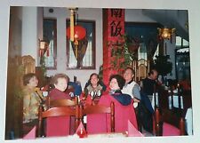 Vintage Photography FUNNY PHOTO CHINESE GROUP IN POLAND HAPPY TO FIND ASIAN FOOD picture