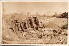 1924 BLOOMER Wisconsin Photo Snapshot Postcard RUINS OF CYCLONE Tornado Disaster picture
