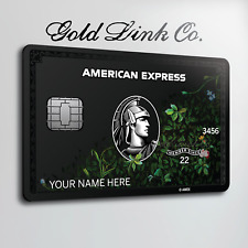Custom Metal Card 1:1 Premium American Express Centurion KW Edition Amex Black picture