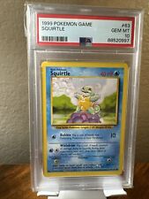 1999 Pokemon Squirtle #63 Base Set PSA 10 🔥 picture