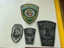 Police Law Enforcement collectable patches Massachusetts All new.4 pieces picture