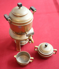 1904 Manning Bowman & Co Copper & Brass SAMOVAR Percolator Coffee Tea picture