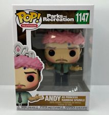 Funko Pop Television: Parks and Recreation Andy Princess Rainbow Sparkle #1147 picture