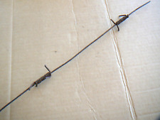 English WWII Six Wrap Four Point Entanglement War Wire - ANTIQUE BARBED WIRE picture