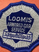 Vintage Truckers Patch. Loomis Armored Car Service SWD 8cm 10 BG03 picture