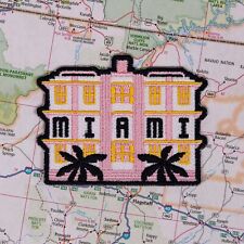 Miami Iron on Travel Patch - Great Souvenir or Gift for travellers picture
