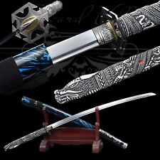 Handmade Katana/High Carbon steel/Sharp/Weapon/Full Tang/Real Samurai Sword picture