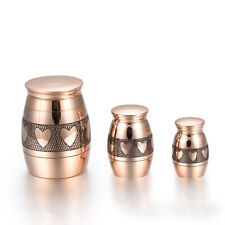 1Pcs Small Keepsake Urn for Human Ashes Mini Urn Stainless Steel Ashes Holder Ur picture