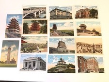 14 Reading Pennsylvania Vintage Postcards Pagoda Top of Mt Penn YMCA High Sch picture