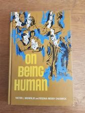 Vintage 1971 Mormon Book - On Being Human - Brown & Chadwick Parenting Guide HC picture