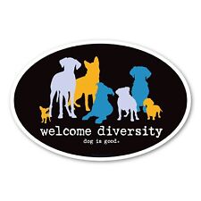 Welcome Diversity Oval  Magnet picture