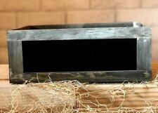 Wooden rustic SMALL Gift Crate with Handles & Chalkboard 12 X 8 X 5 Inches picture