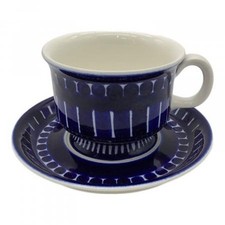 ARABIA Valencia Demitasse Cup and Saucer Made in Finland Used picture