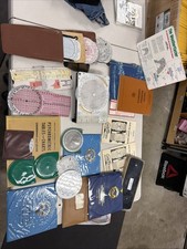 collection of vintage aviation navigation and flight computation tools picture