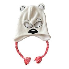 Coca Cola Polar Bear Beanie Hat Knit Mask One Size Average Adult Size picture