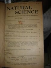 INDIA - NATURAL SCIENCE A MONTHLY REVIEW OF SCIENTIFIC PROGRESS 1898 - 12  picture