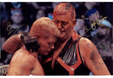 DUSTIN RHODES AND CODY RHODES 11X17 PRINT - DUAL AUTOGRAPHED AEW Blood Brothers picture