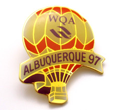 Water Quality Association WQA Pin 1997 Albuquerque Balloon Vintage Lapel picture