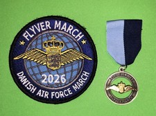 2026 Danish Air Force March (Flyver) Patch and Medal picture
