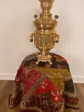 Antique 20th Russian Brass Samovar picture