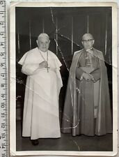 1959, Pope John XXIII Bishop of Gerace Pacifico Perantoni Original Vintage Photo picture
