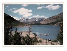 Saddlebag Lake Tioga Pass High Sierras Vintage Postcard - Scenic Mountain View picture