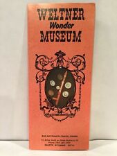 1969 WELTNER WONDER MUSEUM Bob & Frances Carson Gillette Wyoming Brochure picture